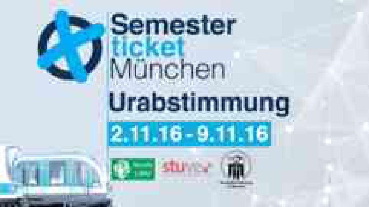 Ihr seid gefragt! Urabstimmung zum Semesterticket!