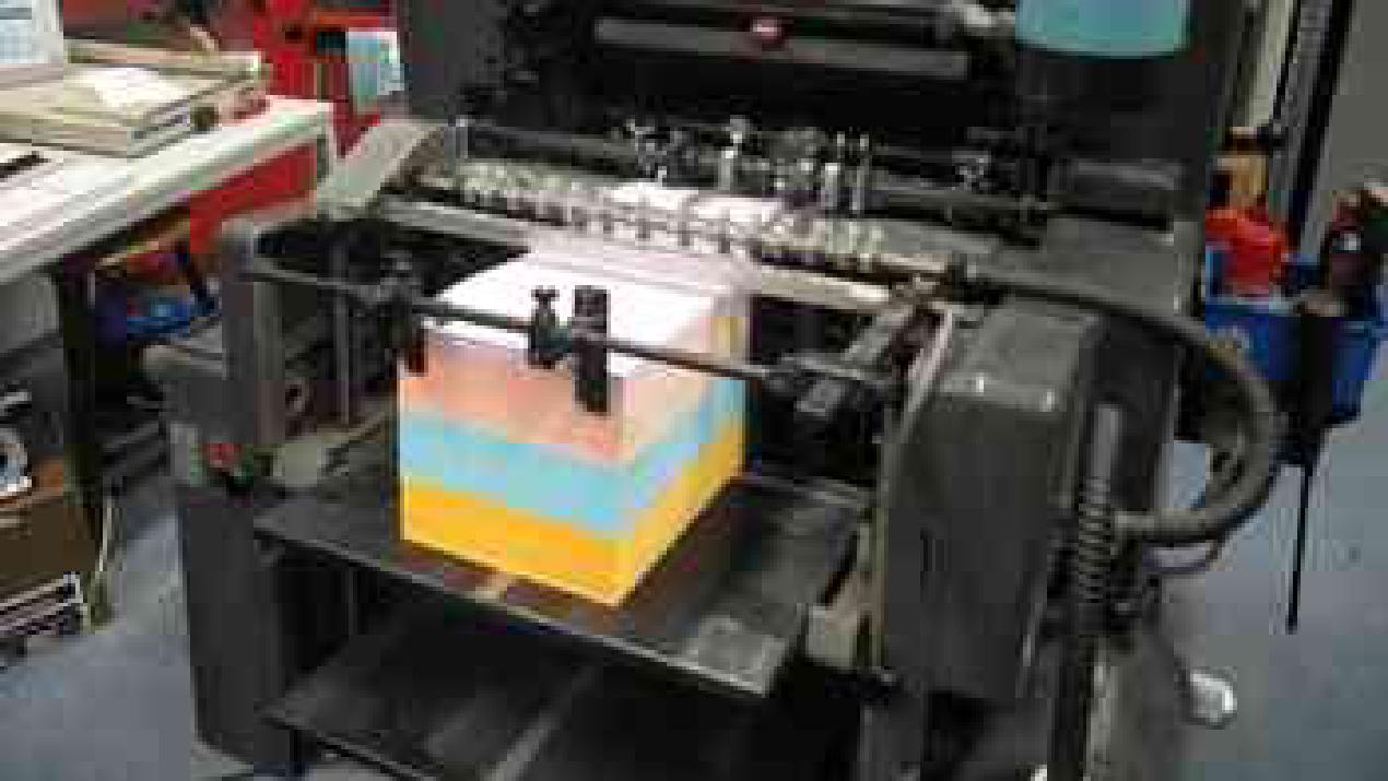 Mit einer Offset Druckmaschine perforieren