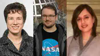 Bild von Frau Prof. Wohlmuth, Herrn Muhr und Frau Prof. Scarabosio